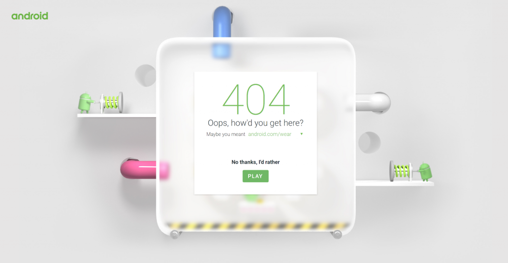 messaggio di errore 404 andriod